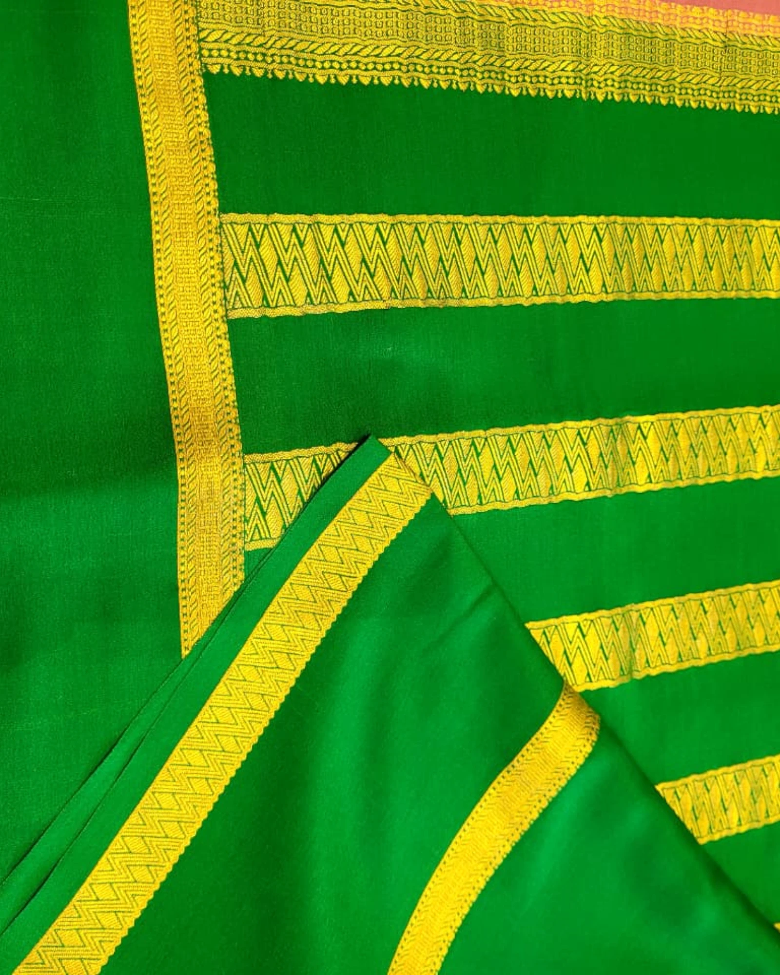 Purple Raga Mysore Silk Saree