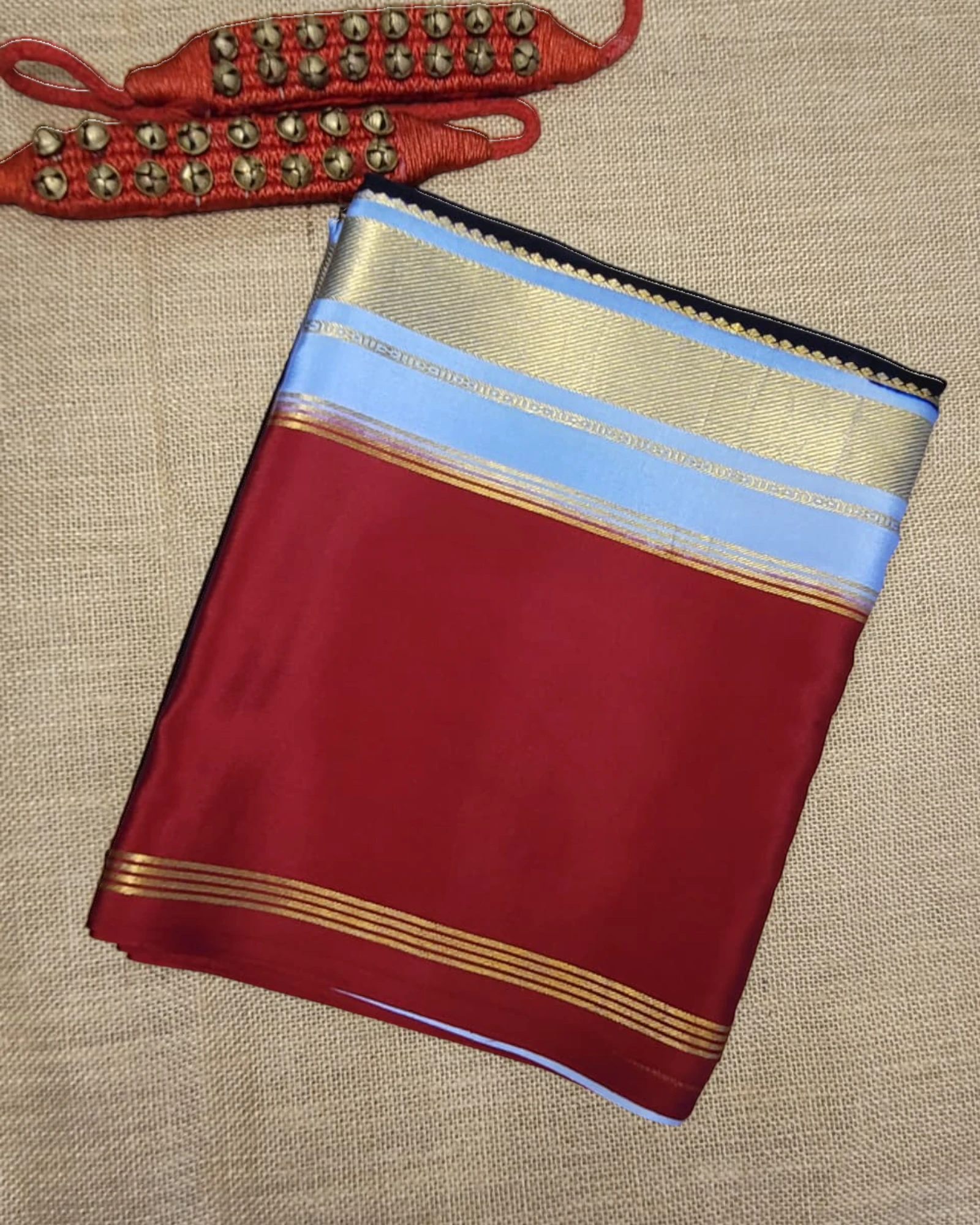 Blue Raga Mysore Silk Saree