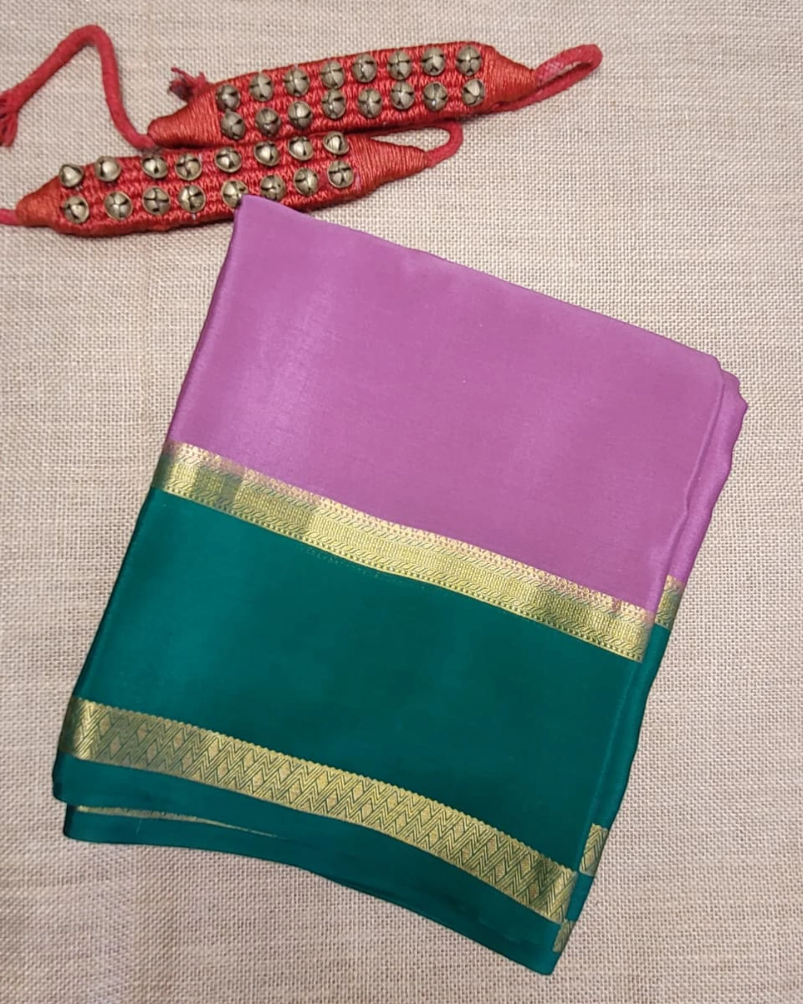 Purple Raga Mysore Silk Saree