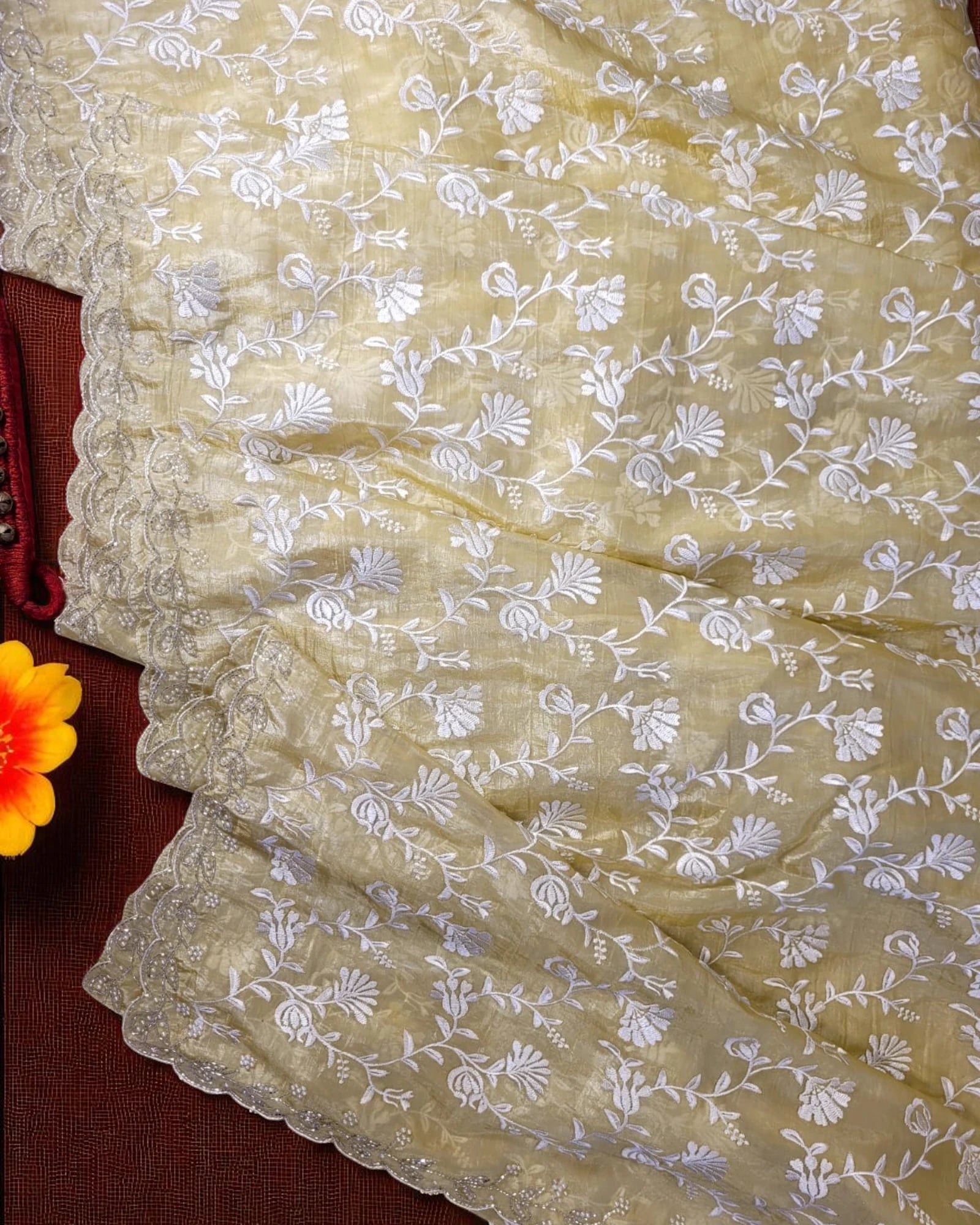 Yellow Tarini3 Saree