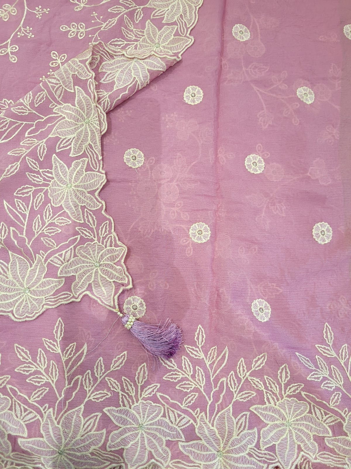 Rose Mira Chinon Saree