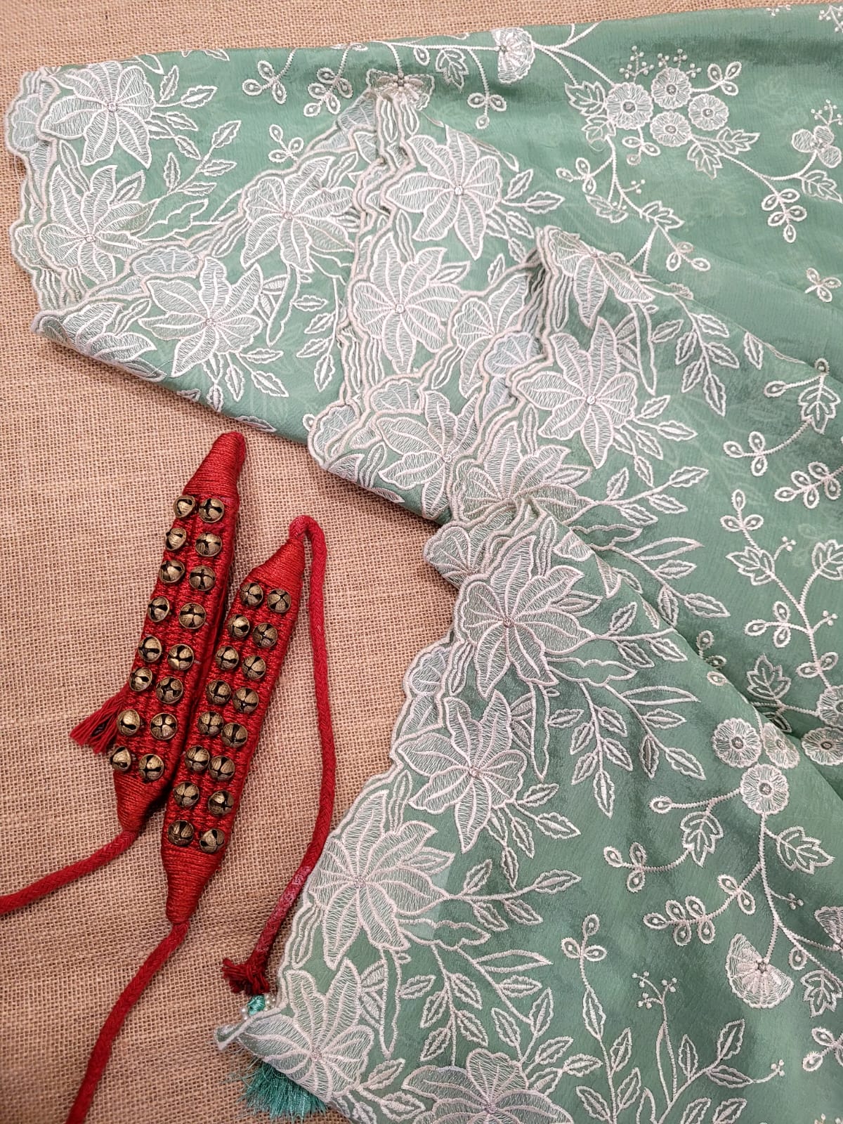 Mint Mira Chinon Saree