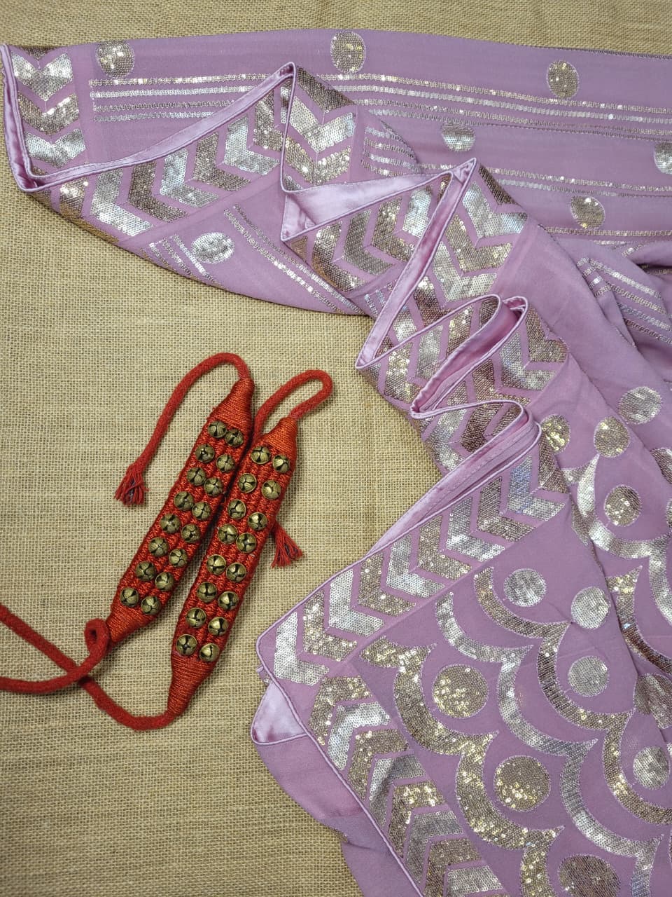 Rose Roshini Georgette Saree