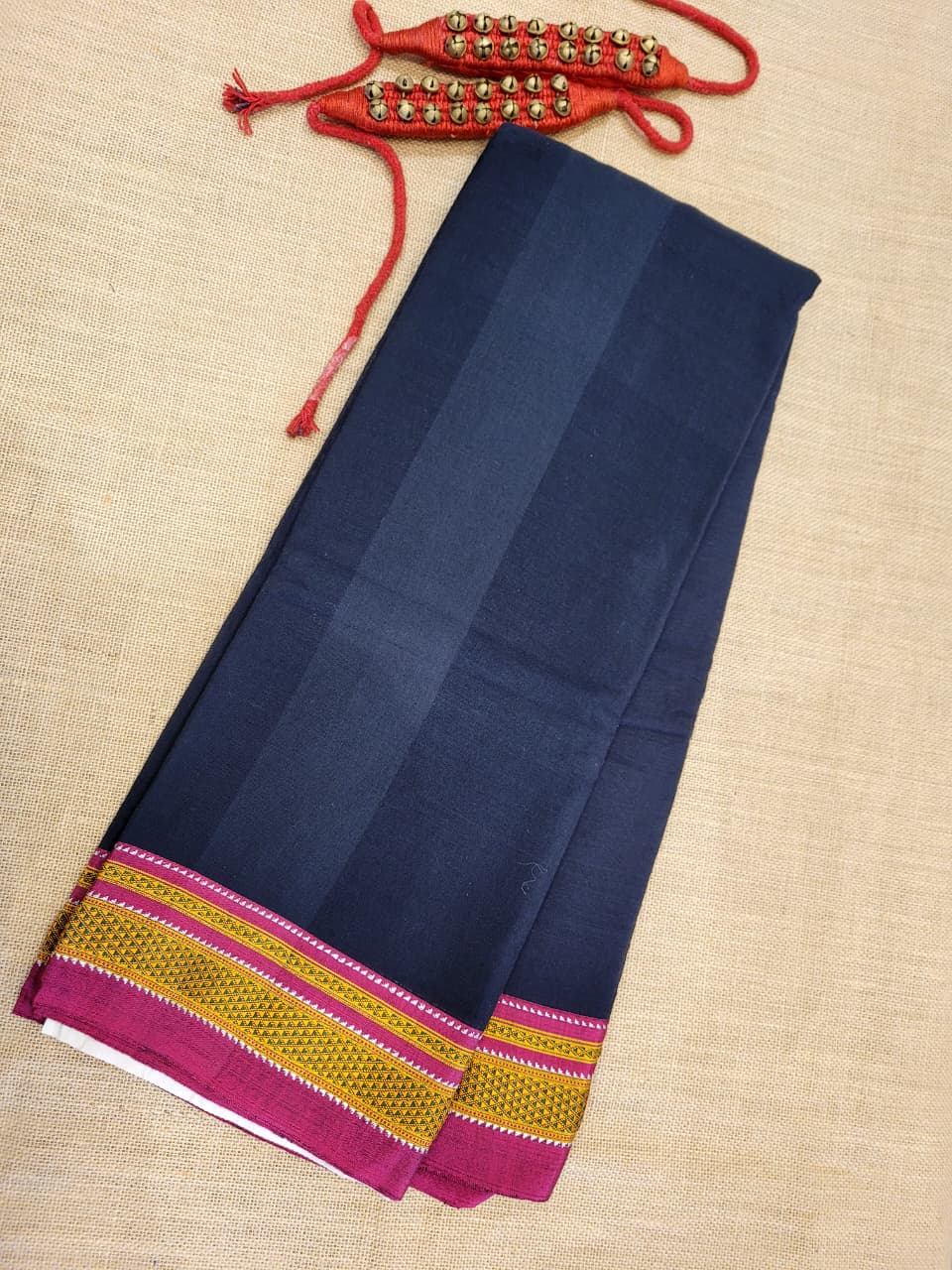Blue Ilkal Cotton Saree SilkPallu
