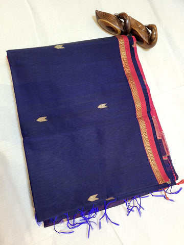 Navy Maheshwari SilkSaree