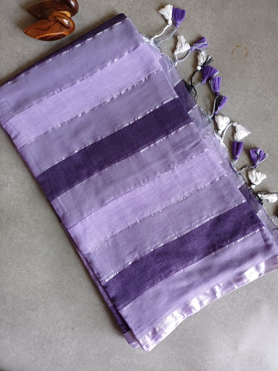 Multicolor Mul Saree CS005