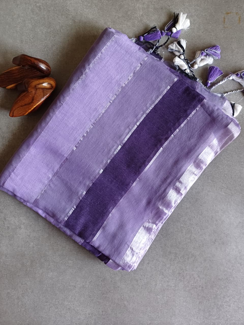 Multicolor Mul Saree CS005