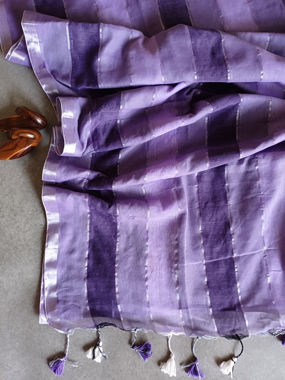 Multicolor Mul Saree CS005