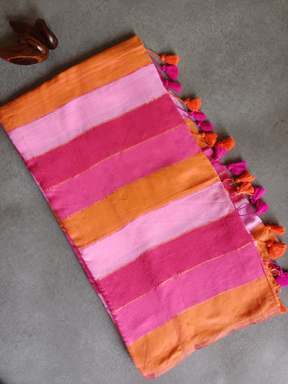 Multicolor Mul Saree CS005