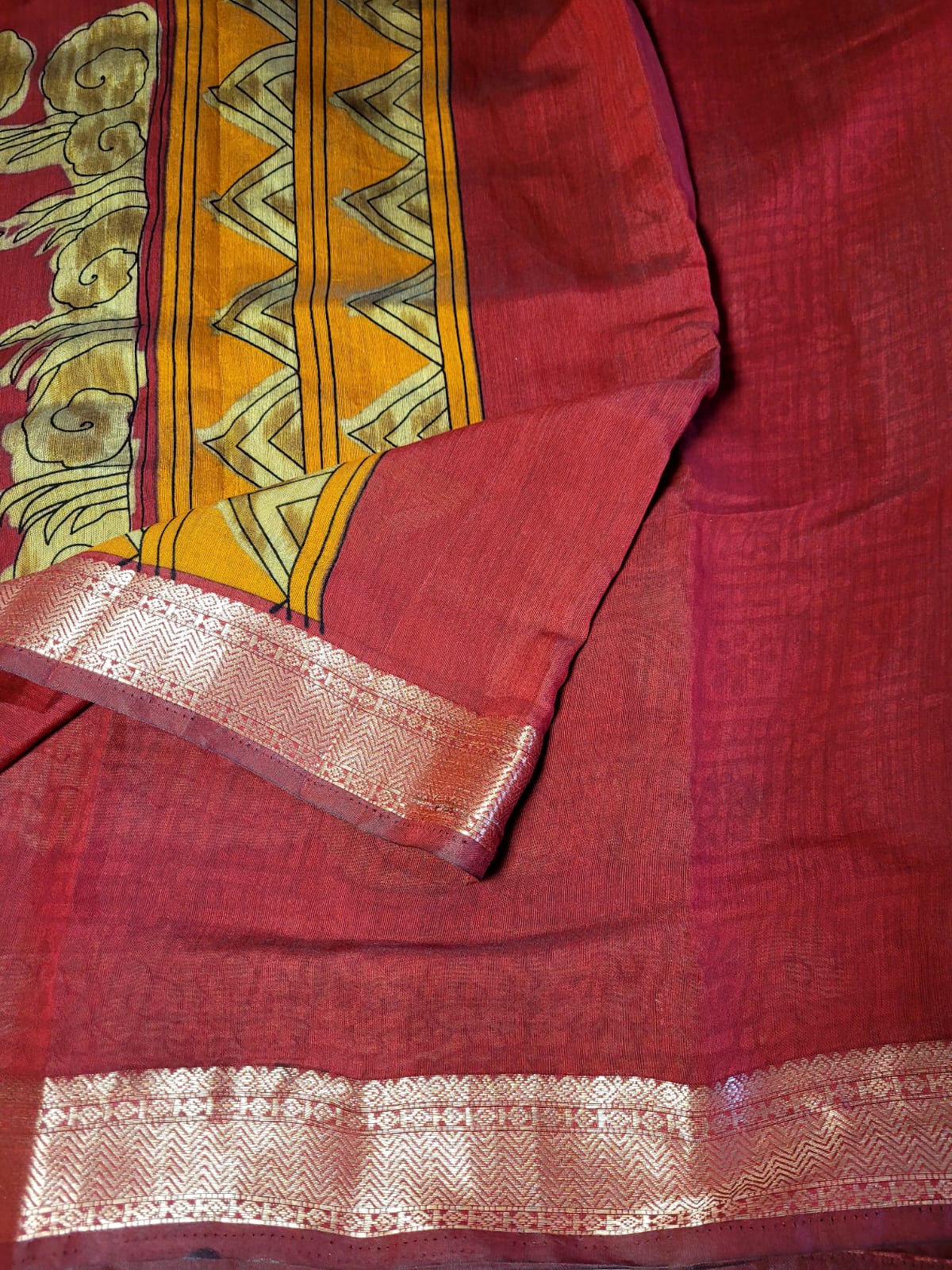 Raha Kalamkari saree CS011