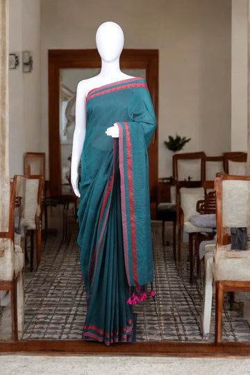 Green Hridaya Saree