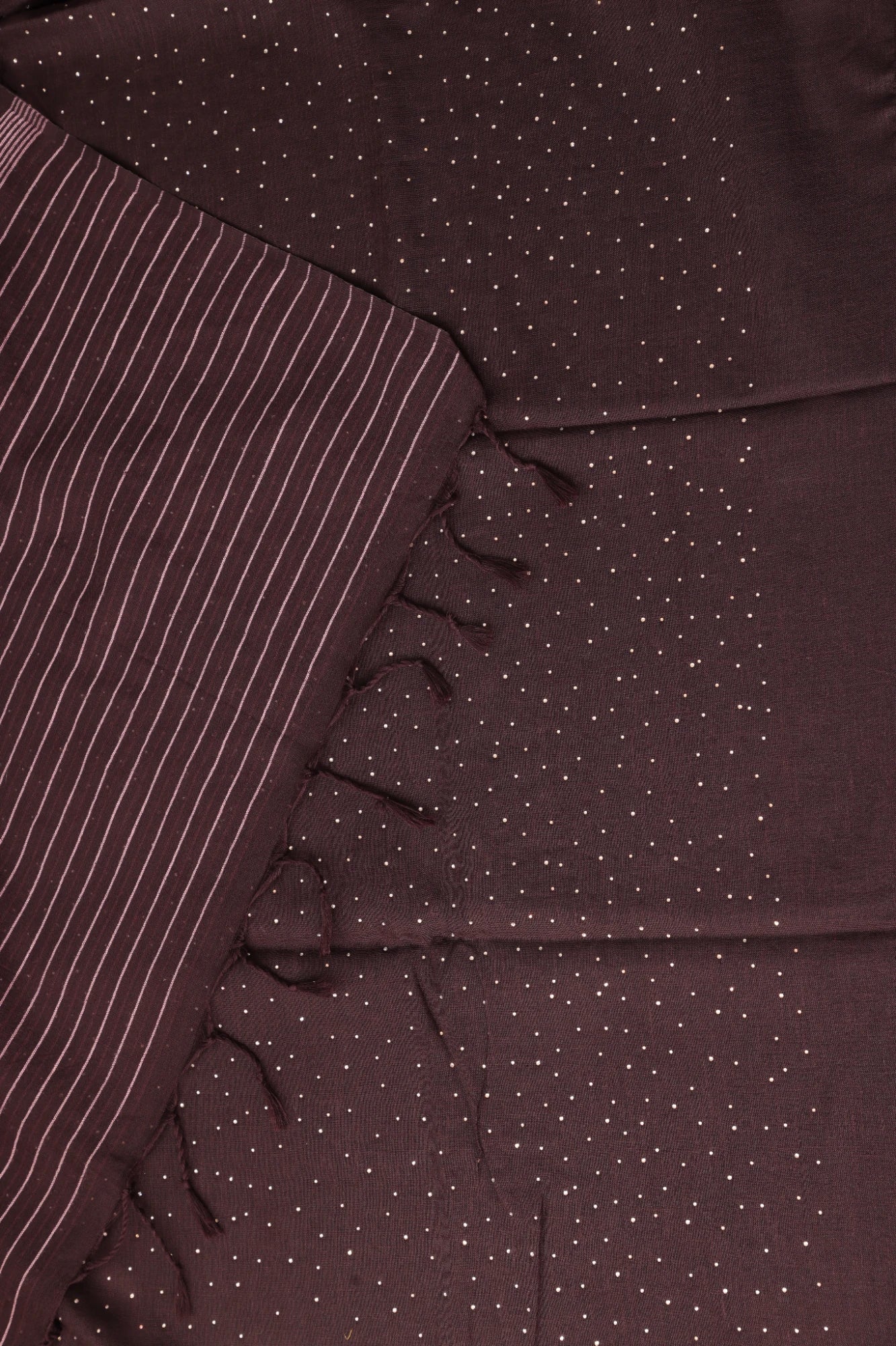 Brown Leher Cotton Saree