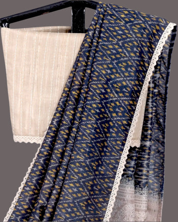Carbon Madhavi Tussar Saree