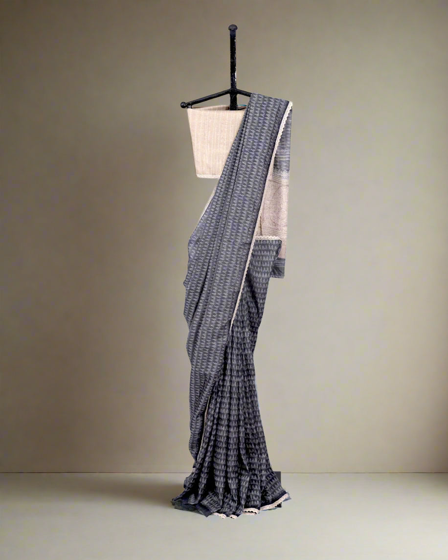Slate Madhavi tussar saree