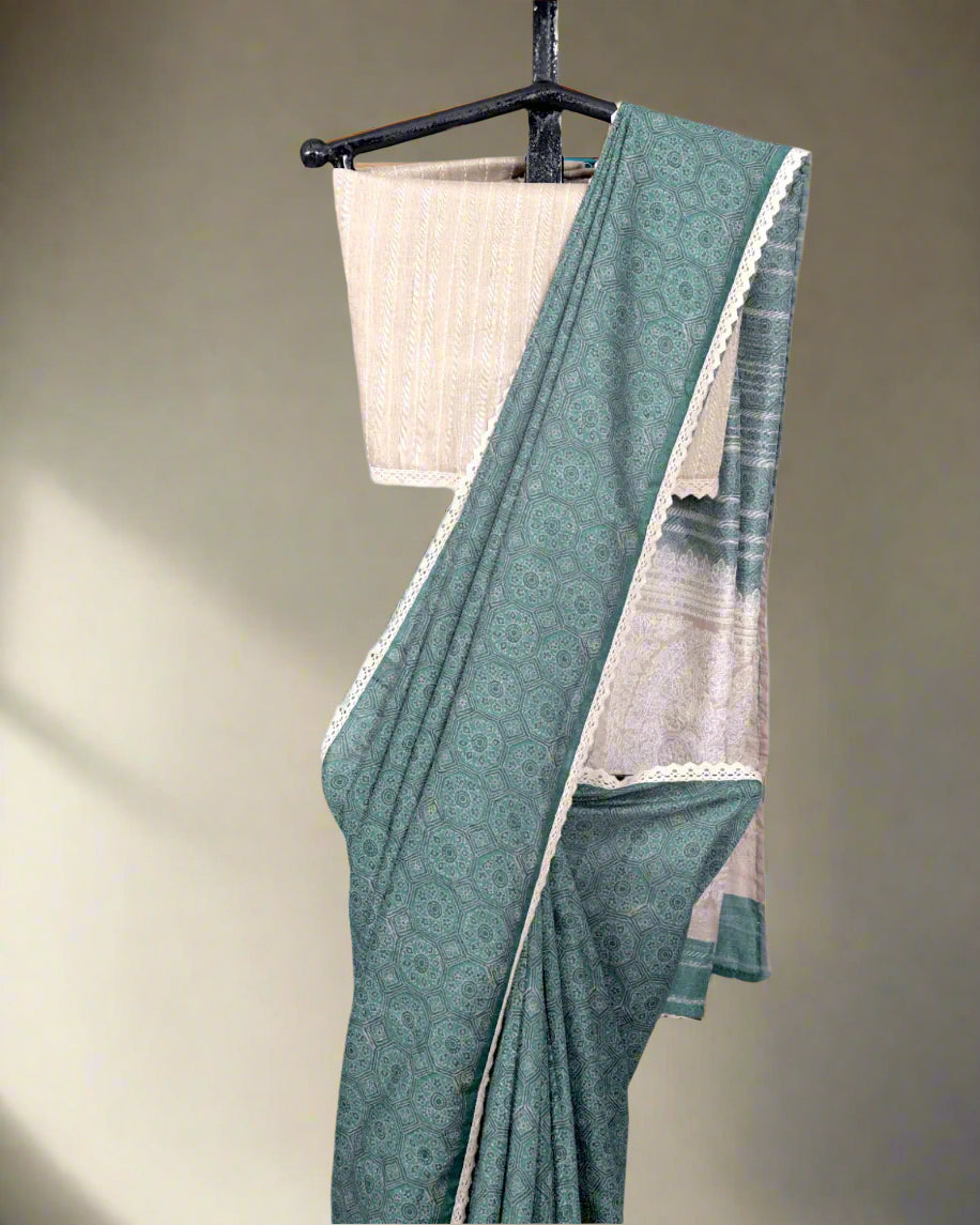 Amazon Madhavi tussar Saree
