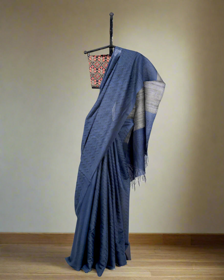 Denim Jalsa Bagalpuri Saree