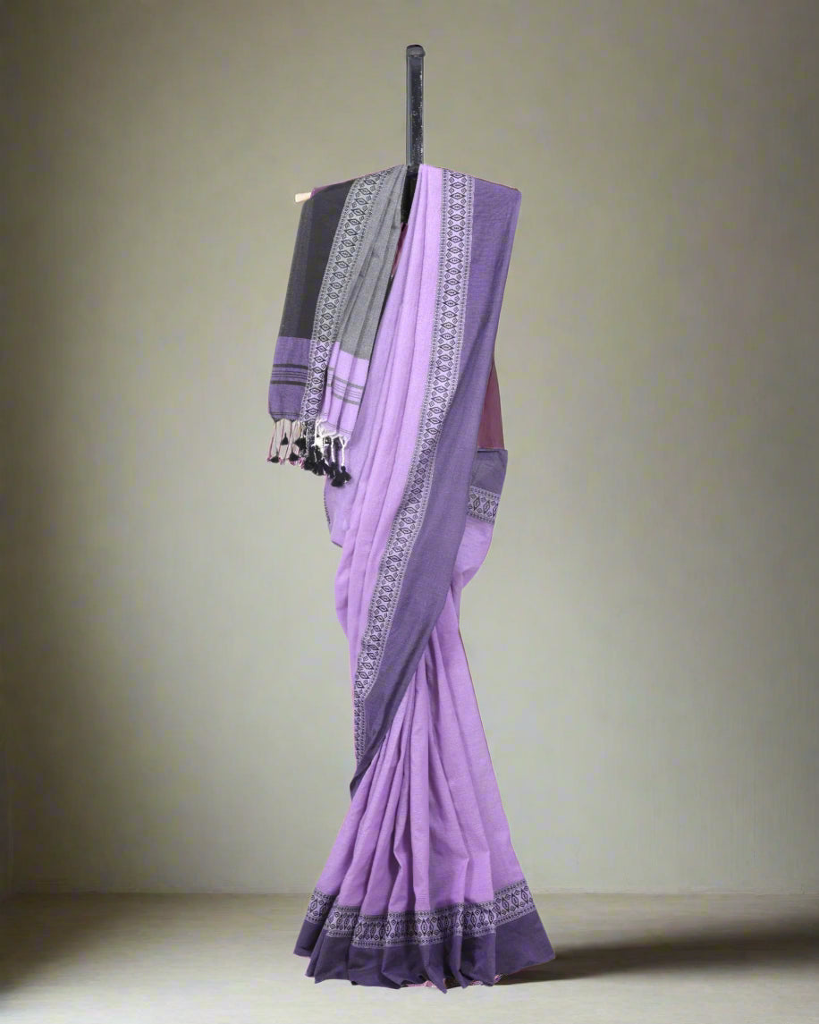 Lavendar Avantika Cotton Saree