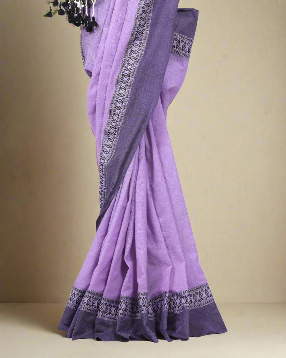 Lavendar Avantika Cotton Saree