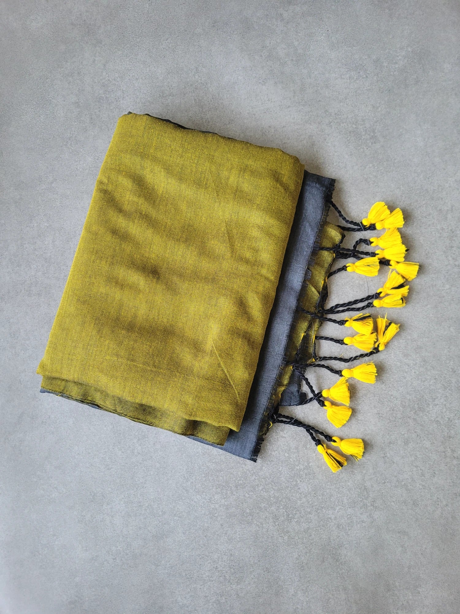 Mustard Kushi Saree