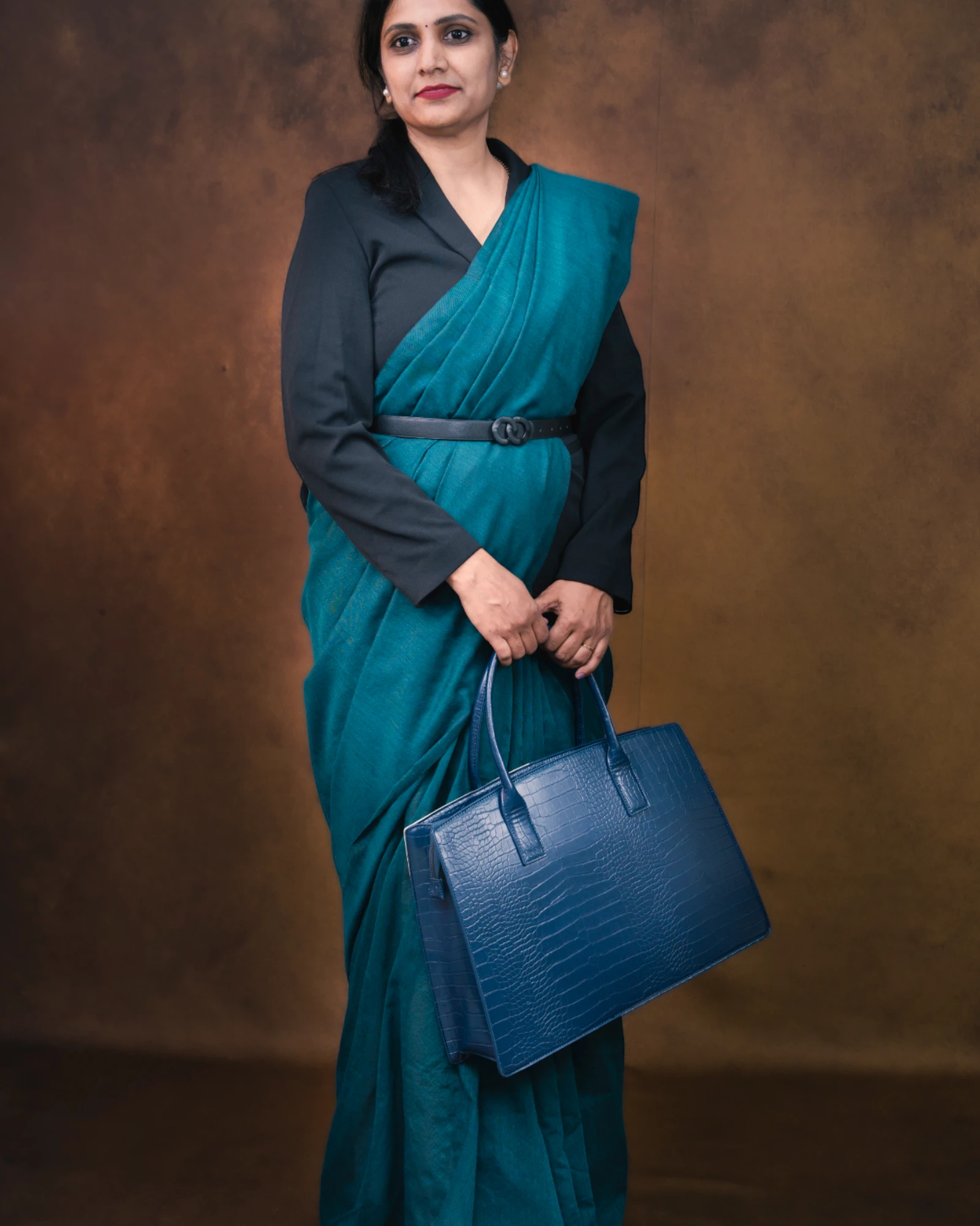 Tealgreen Kushi Cotton Saree