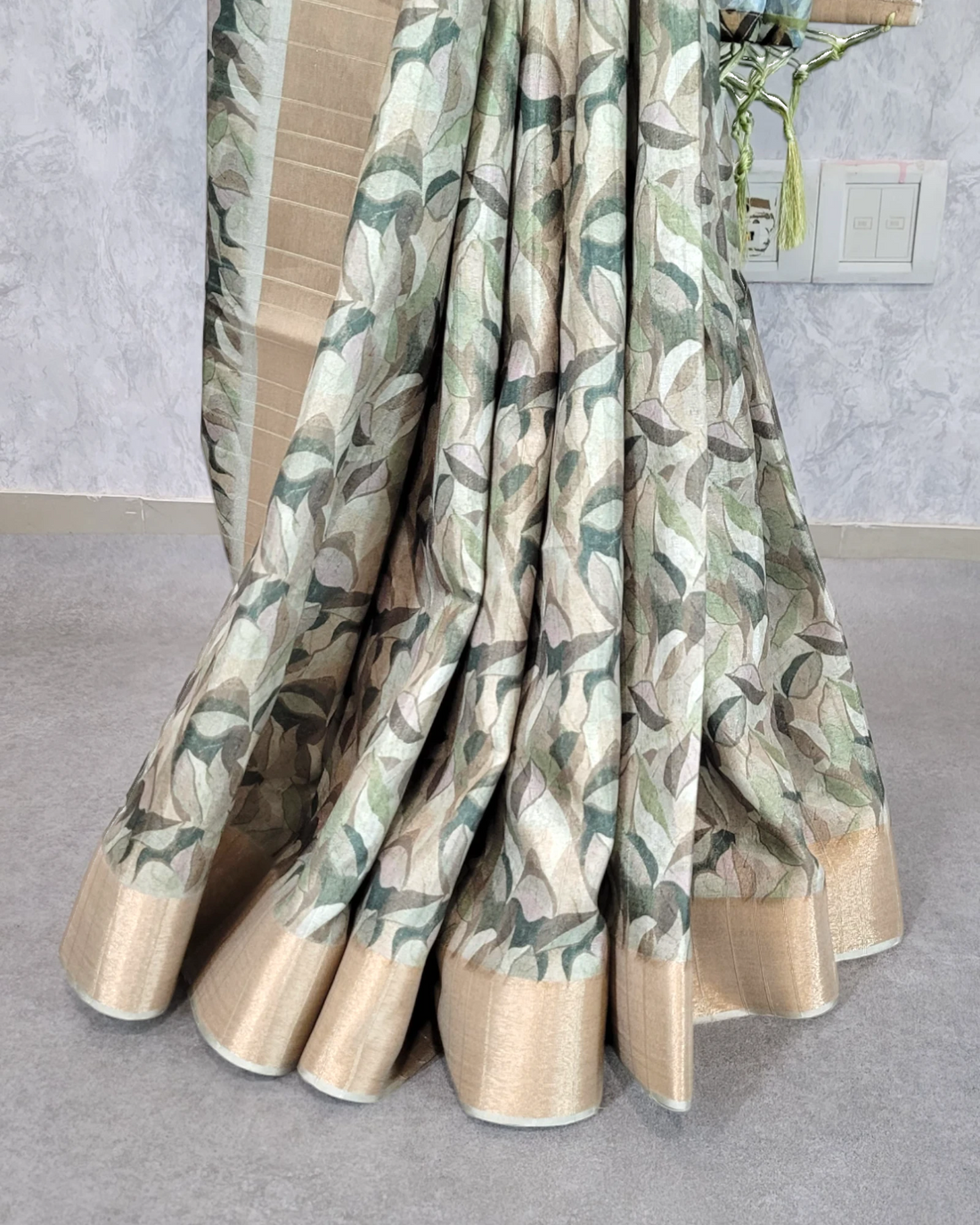 Olive Anaya Tussar Saree