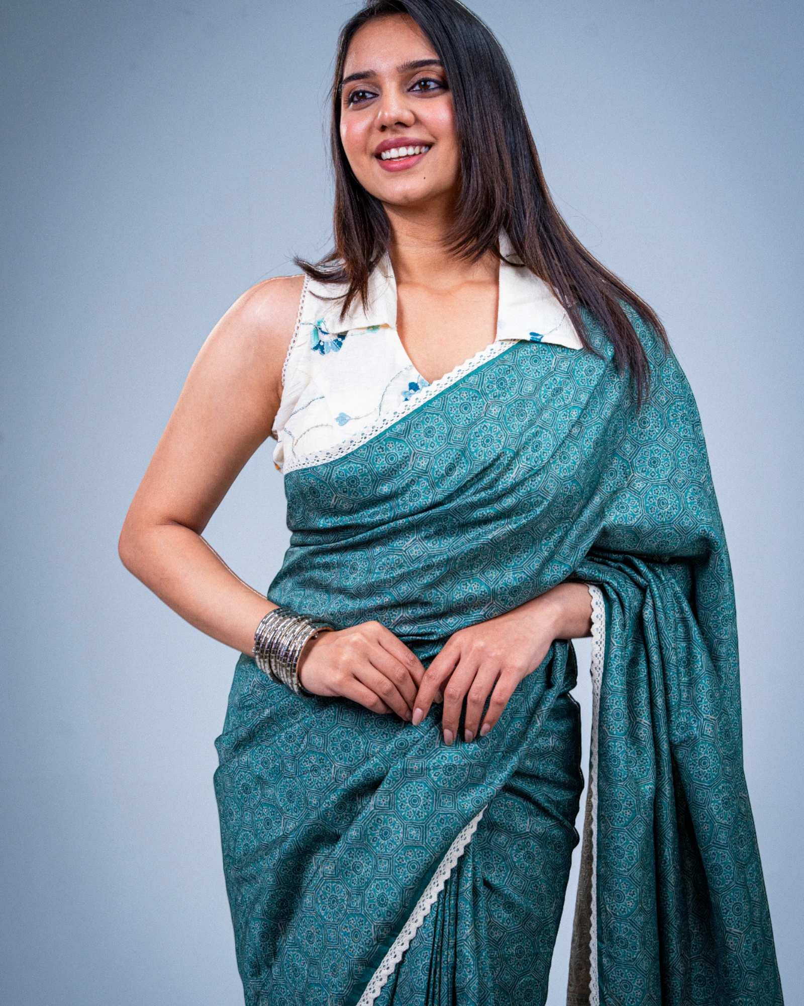Amazon Madhavi tussar Saree