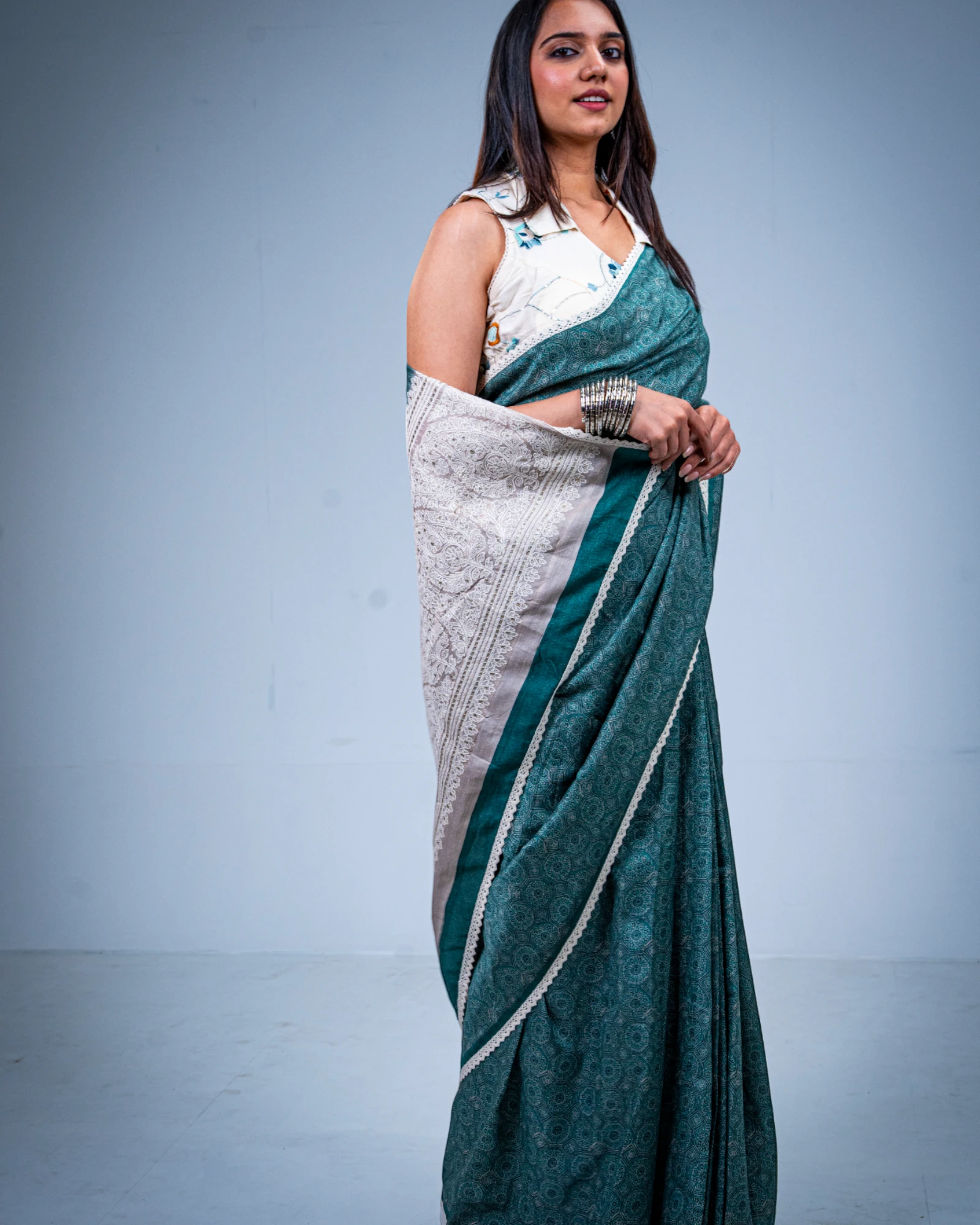 Amazon Madhavi tussar Saree