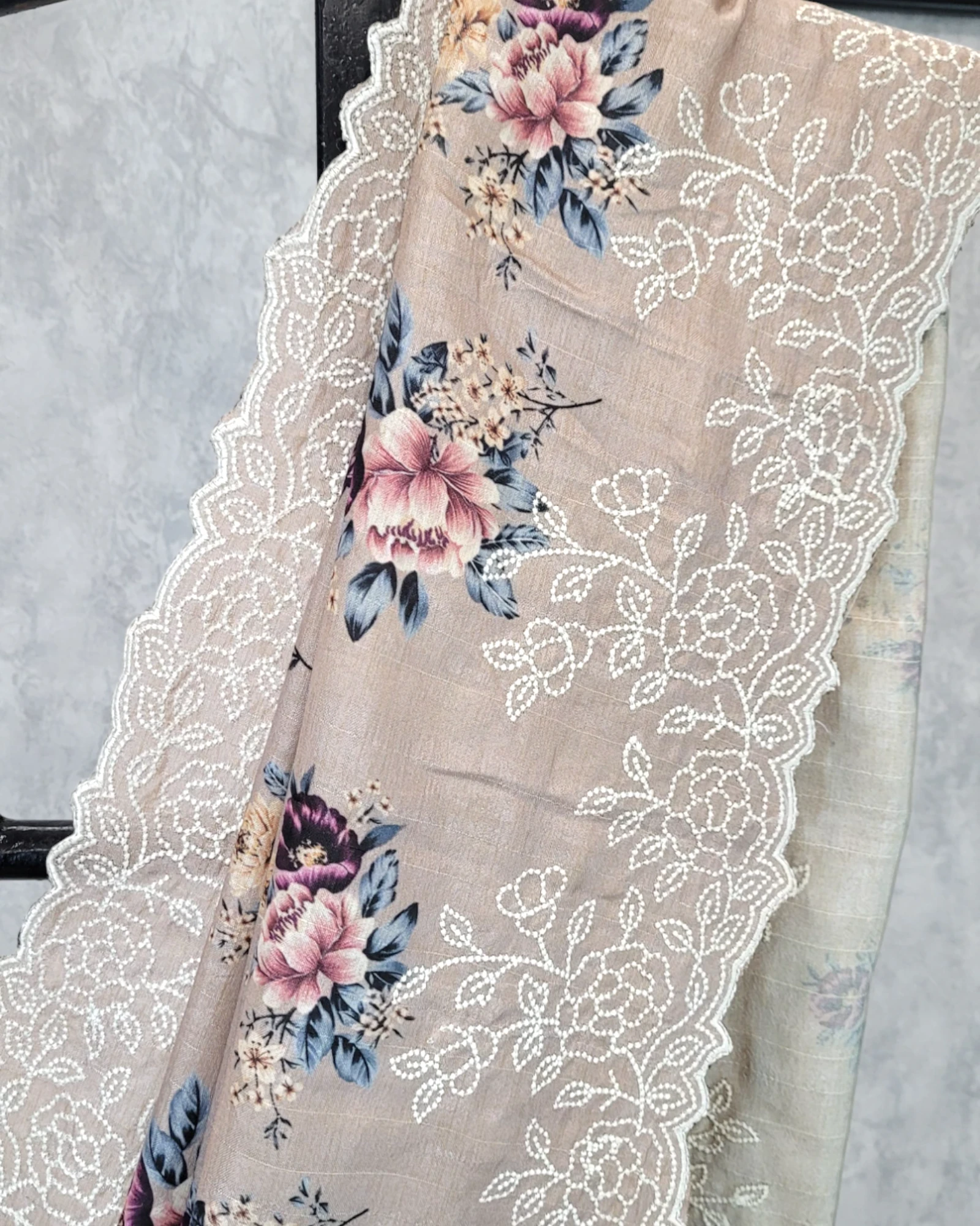 Peach Anaya Tussar Saree