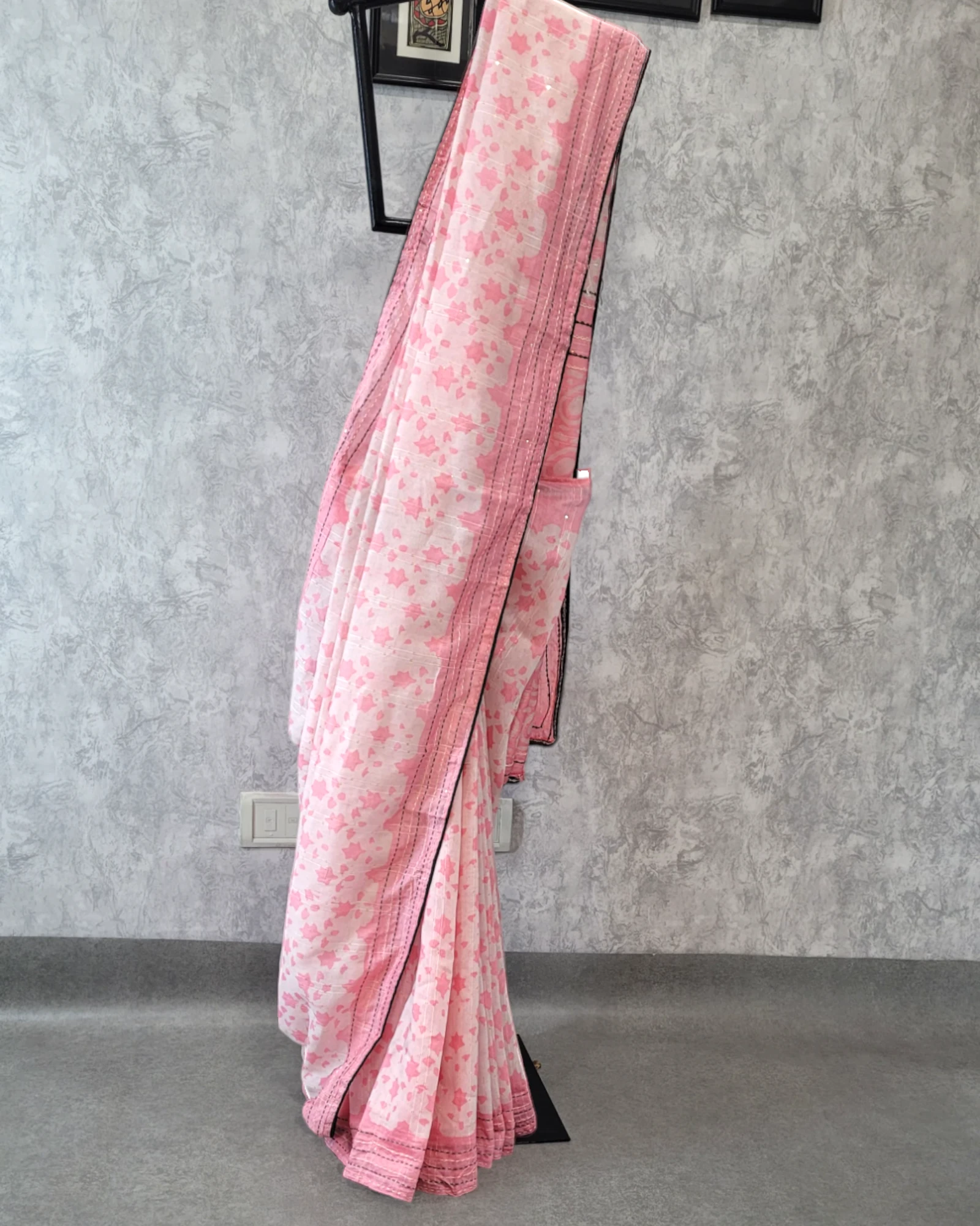 Pink Gulabi Cotton Saree