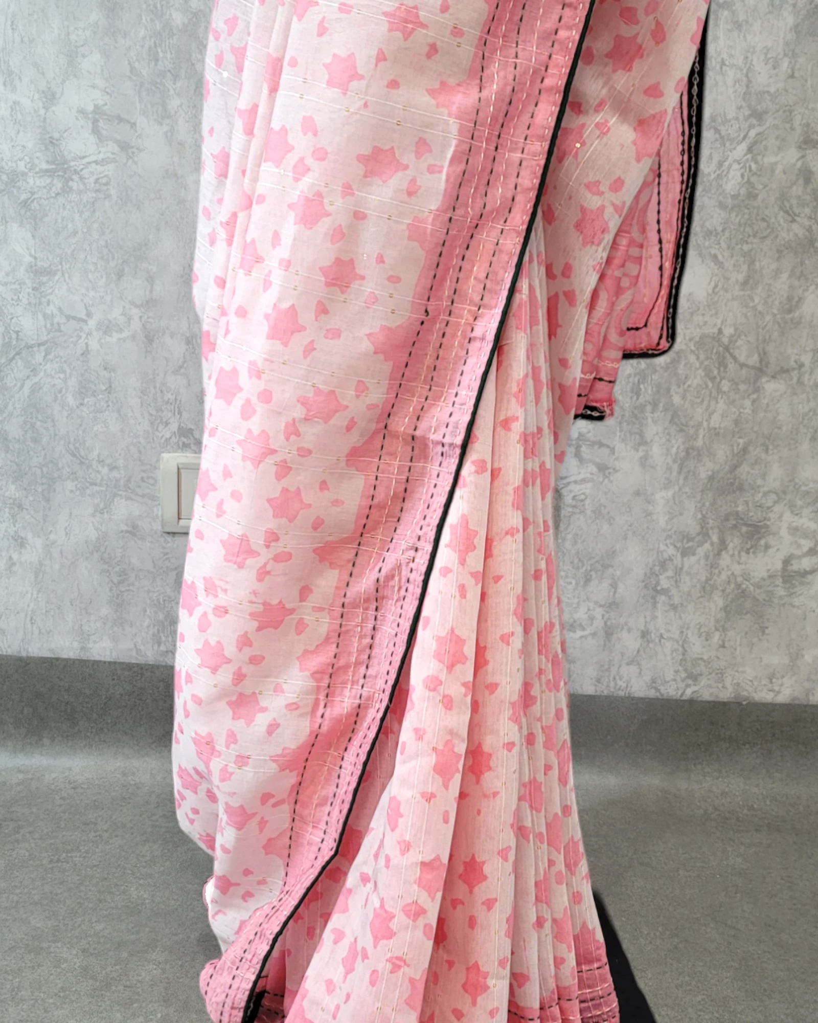 Pink Gulabi Cotton Saree