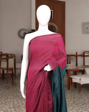 Pink Kushi Saree