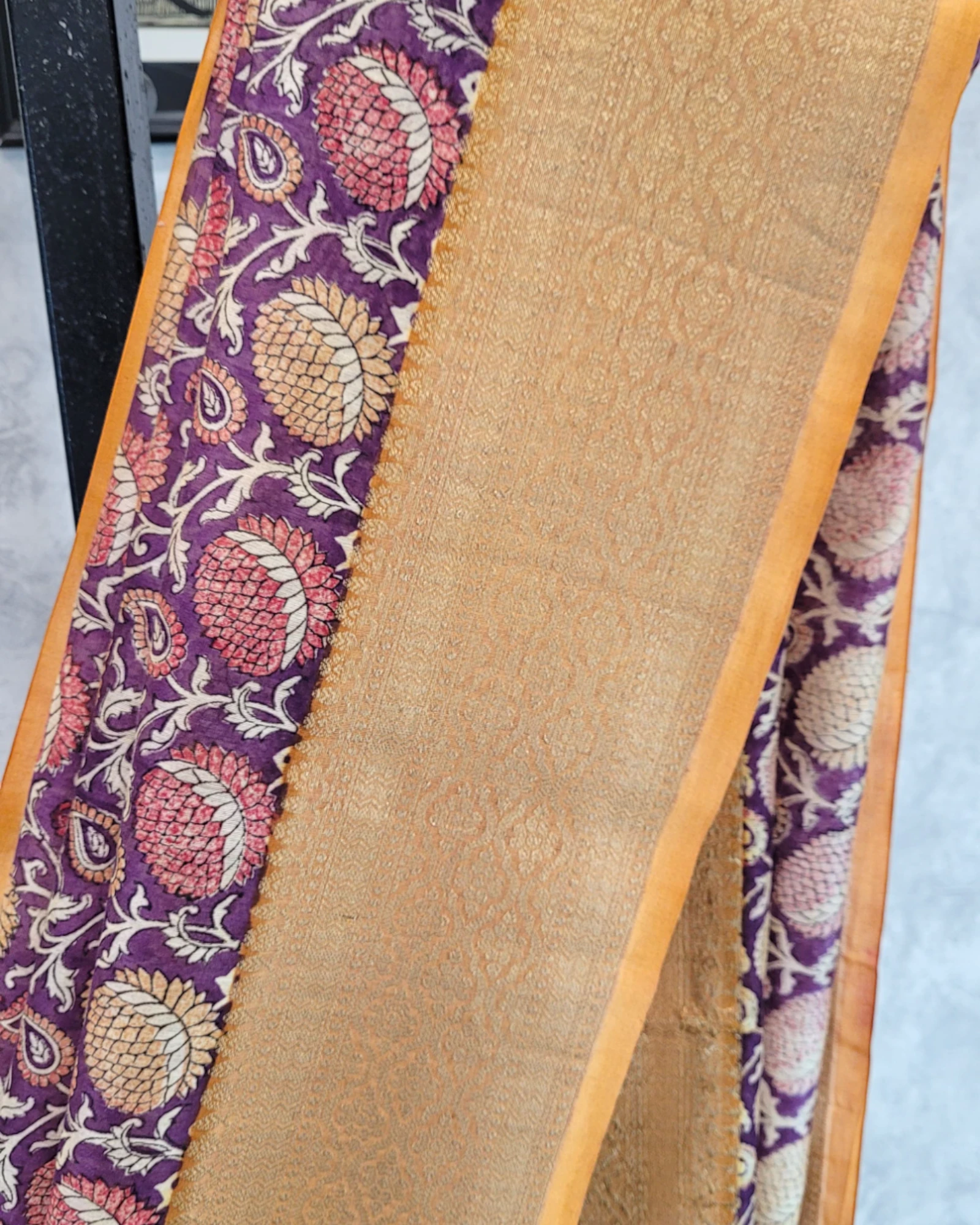 Purple Meher Chanderi Saree