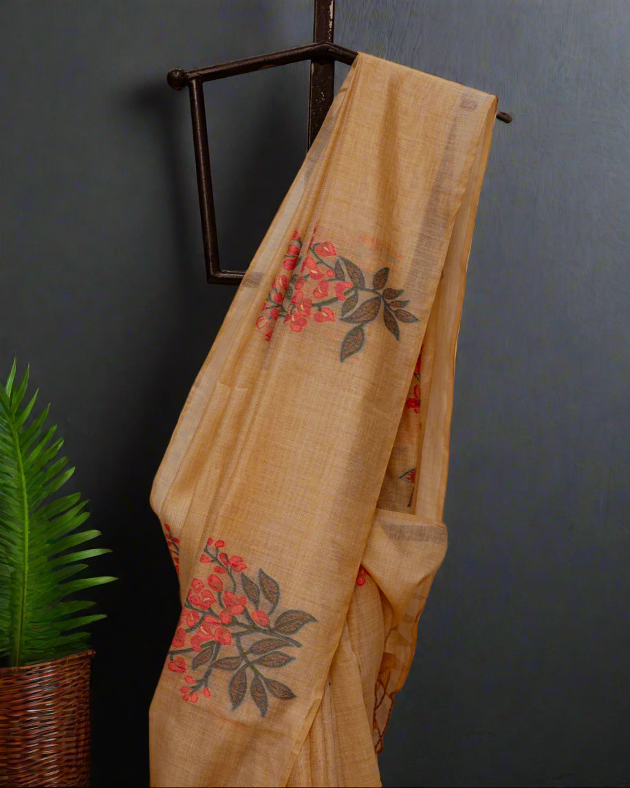 Pink Ishta Cotton saree