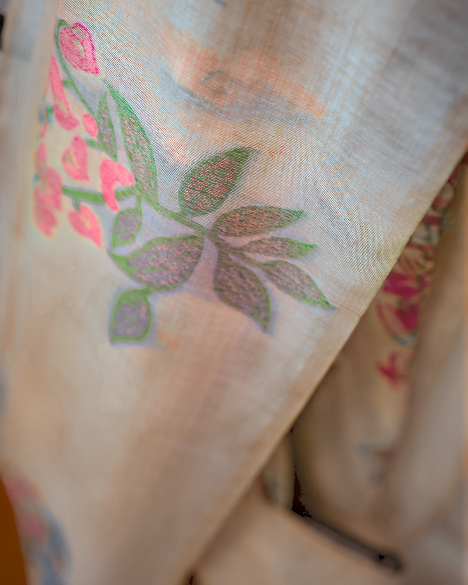 Pink Ishta Cotton saree
