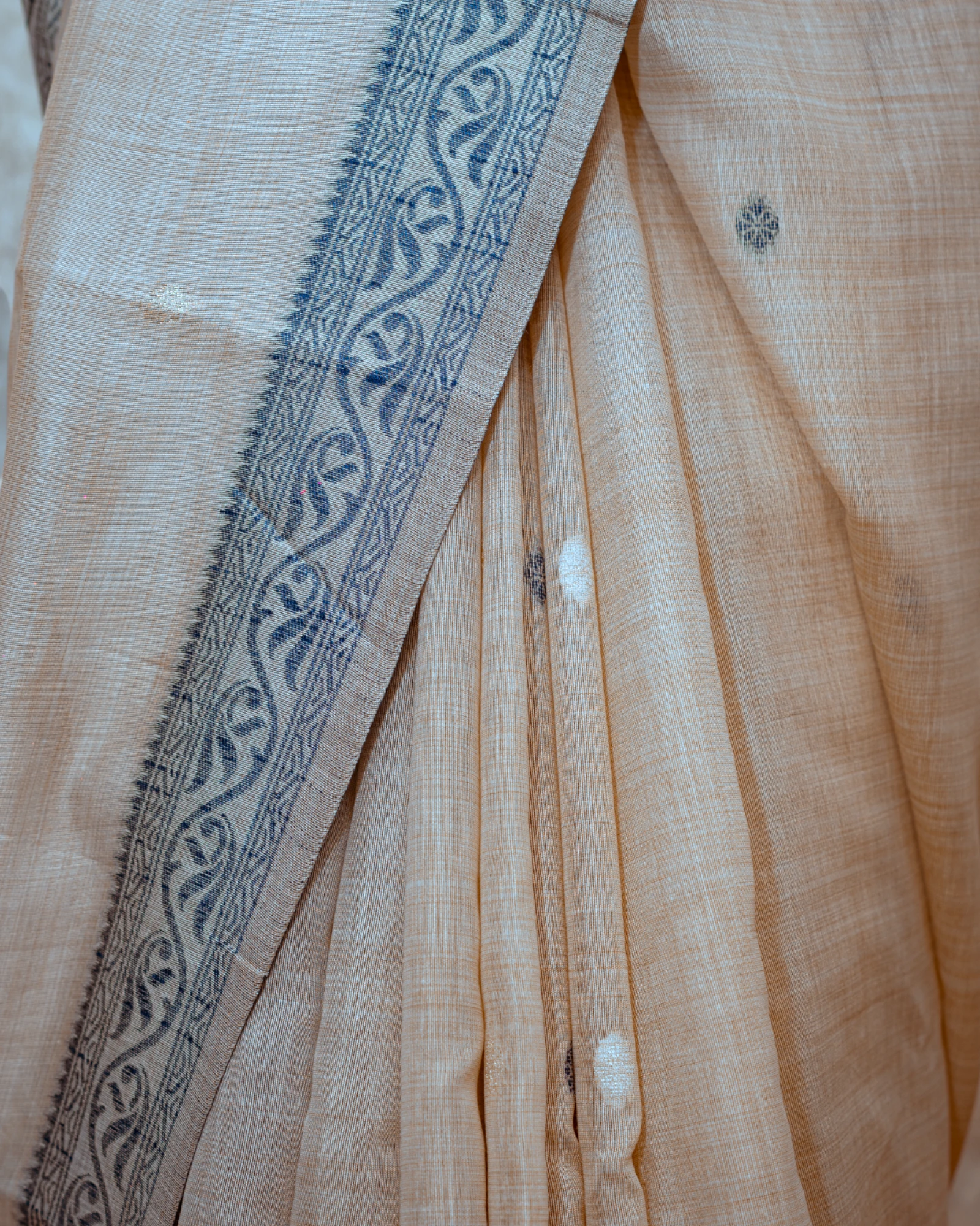 Blue Ishita Cotton saree