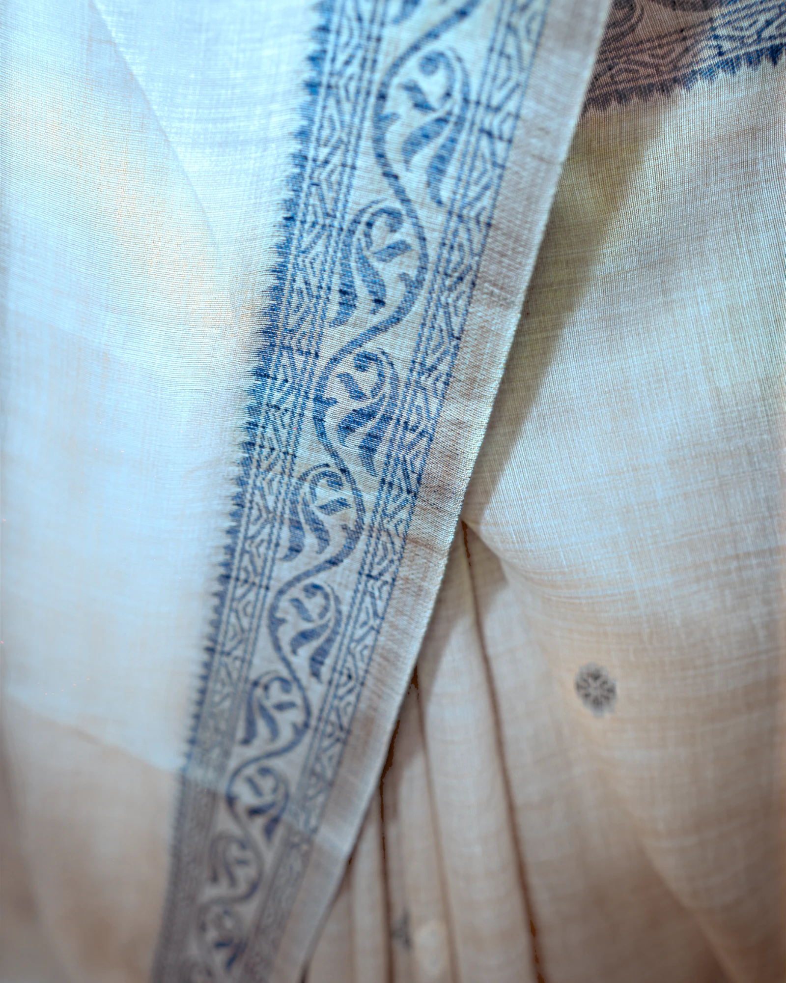 Blue Ishita Cotton saree