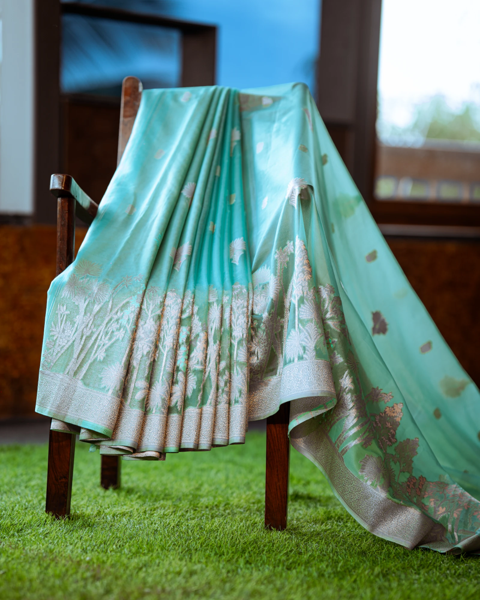 Rama Bhavna Banarasi Organza Saree