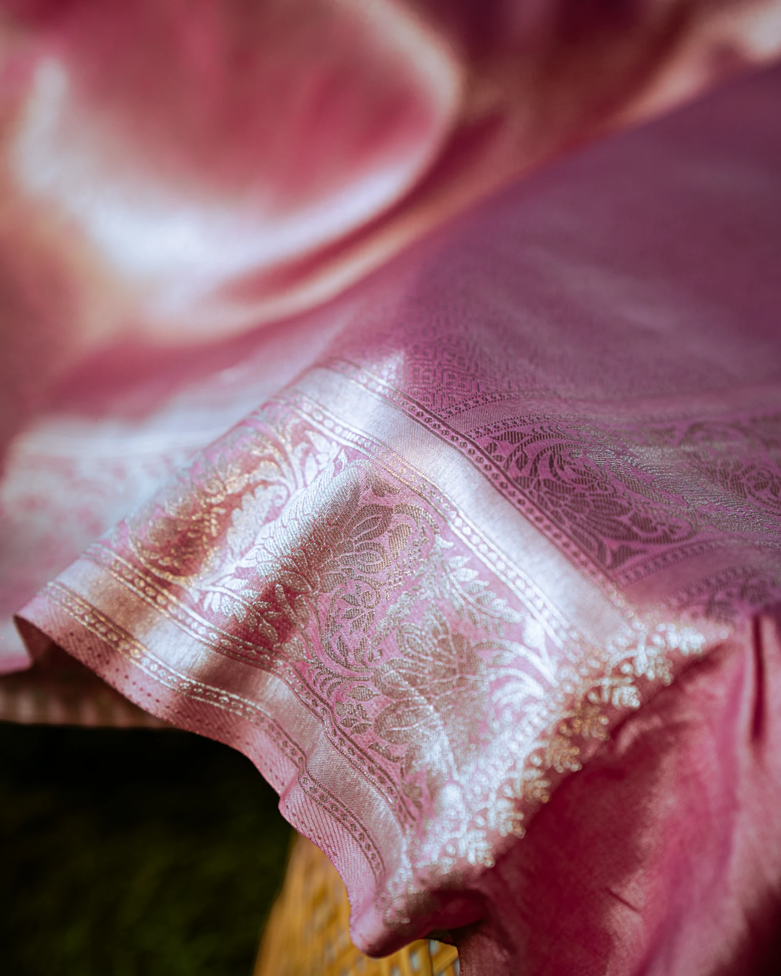 Pink Adira Banarasi Saree