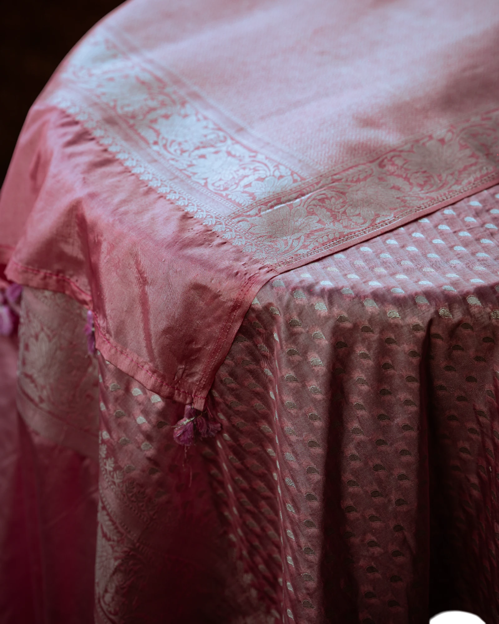 Pink Adira Banarasi Saree