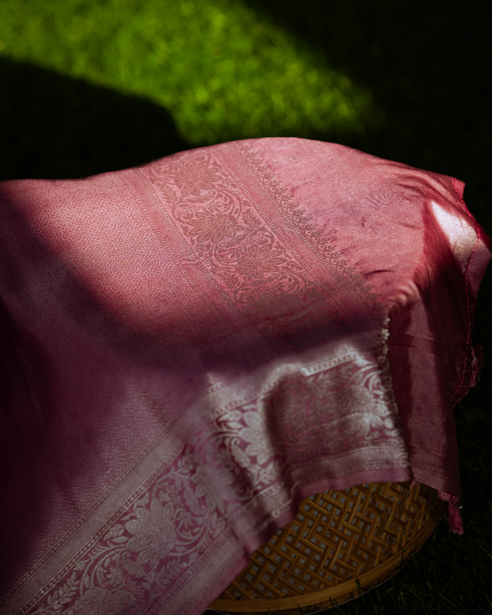 Pink Adira Banarasi Saree