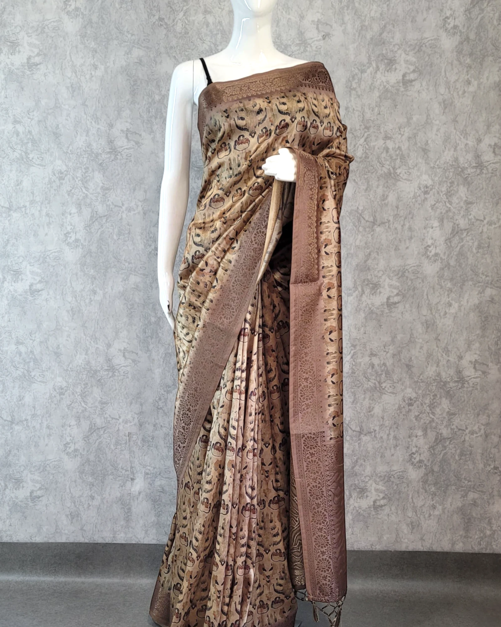Pearl Shakti digital saree