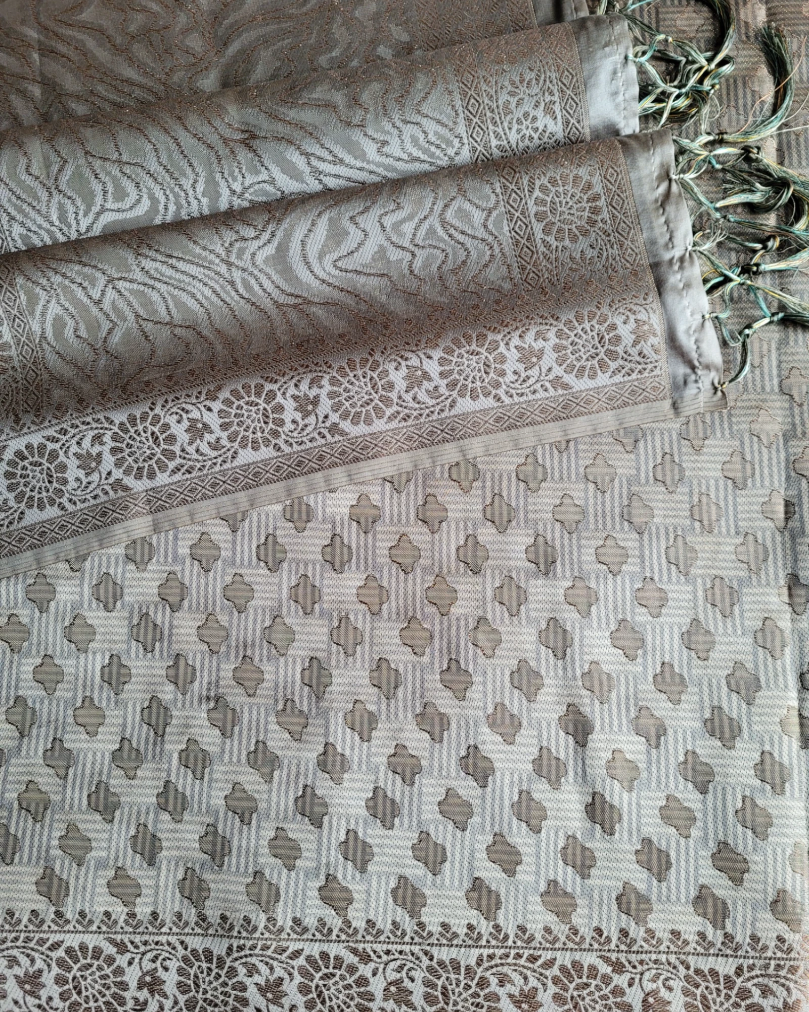 Mocha Shakti Digital Saree