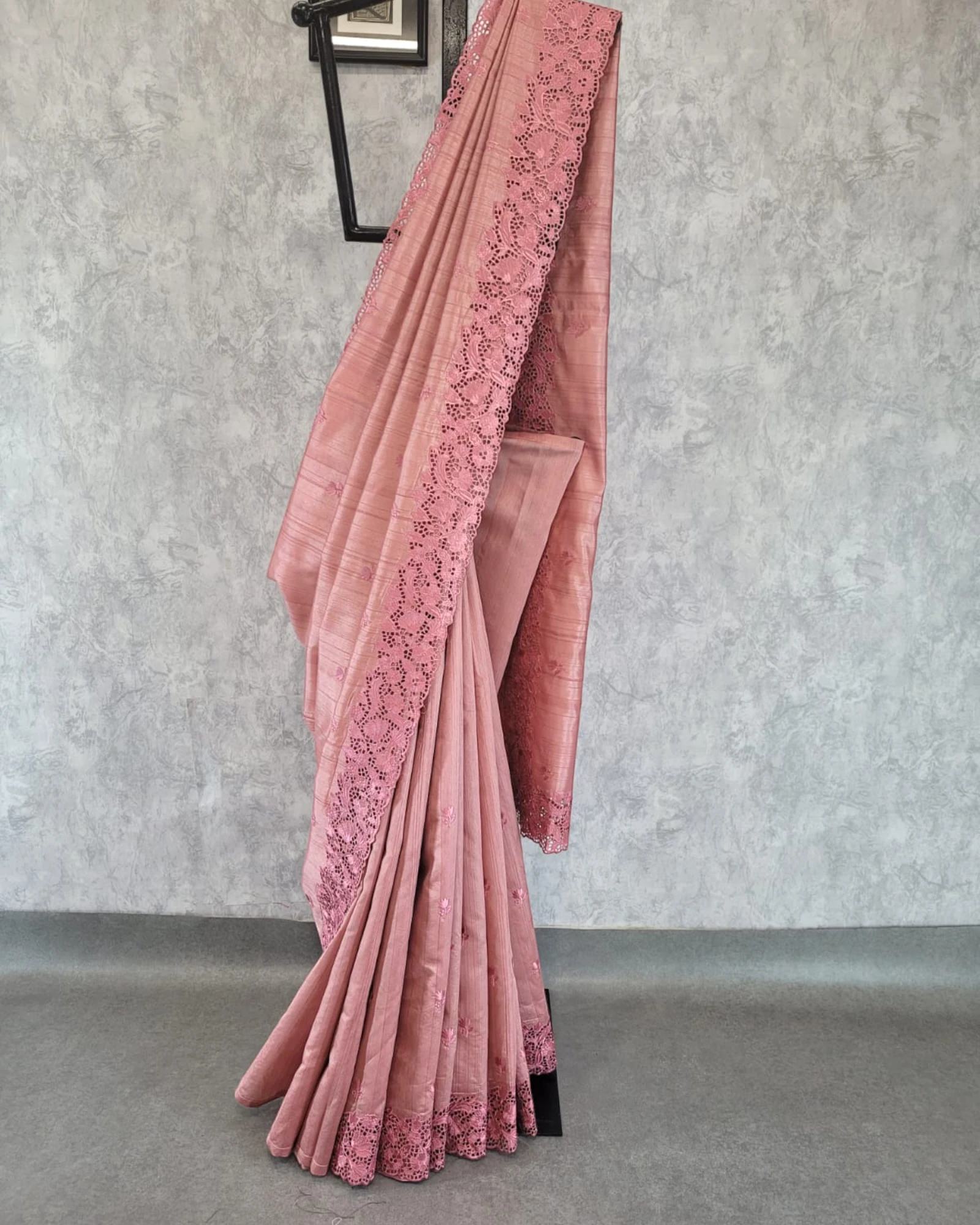 Flamingo Mahi Tussar Saree
