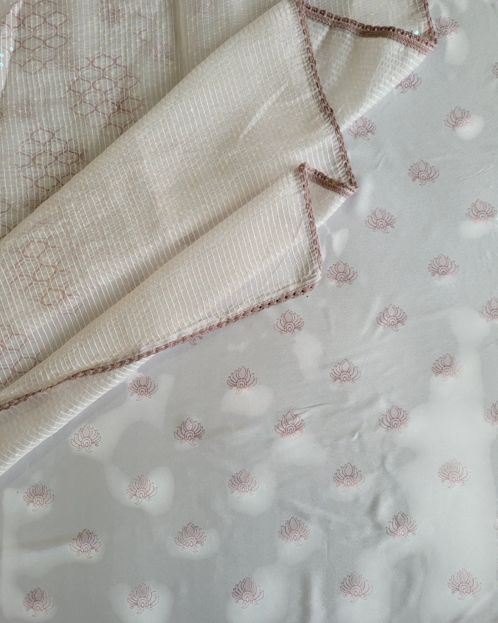 White2 Anvika Organza Saree