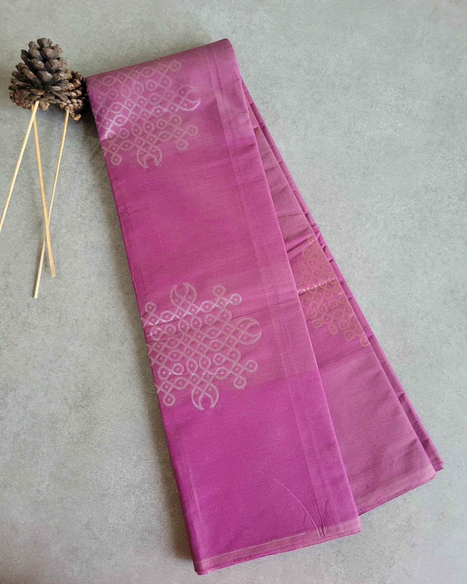 Purple Harini Cotton Saree