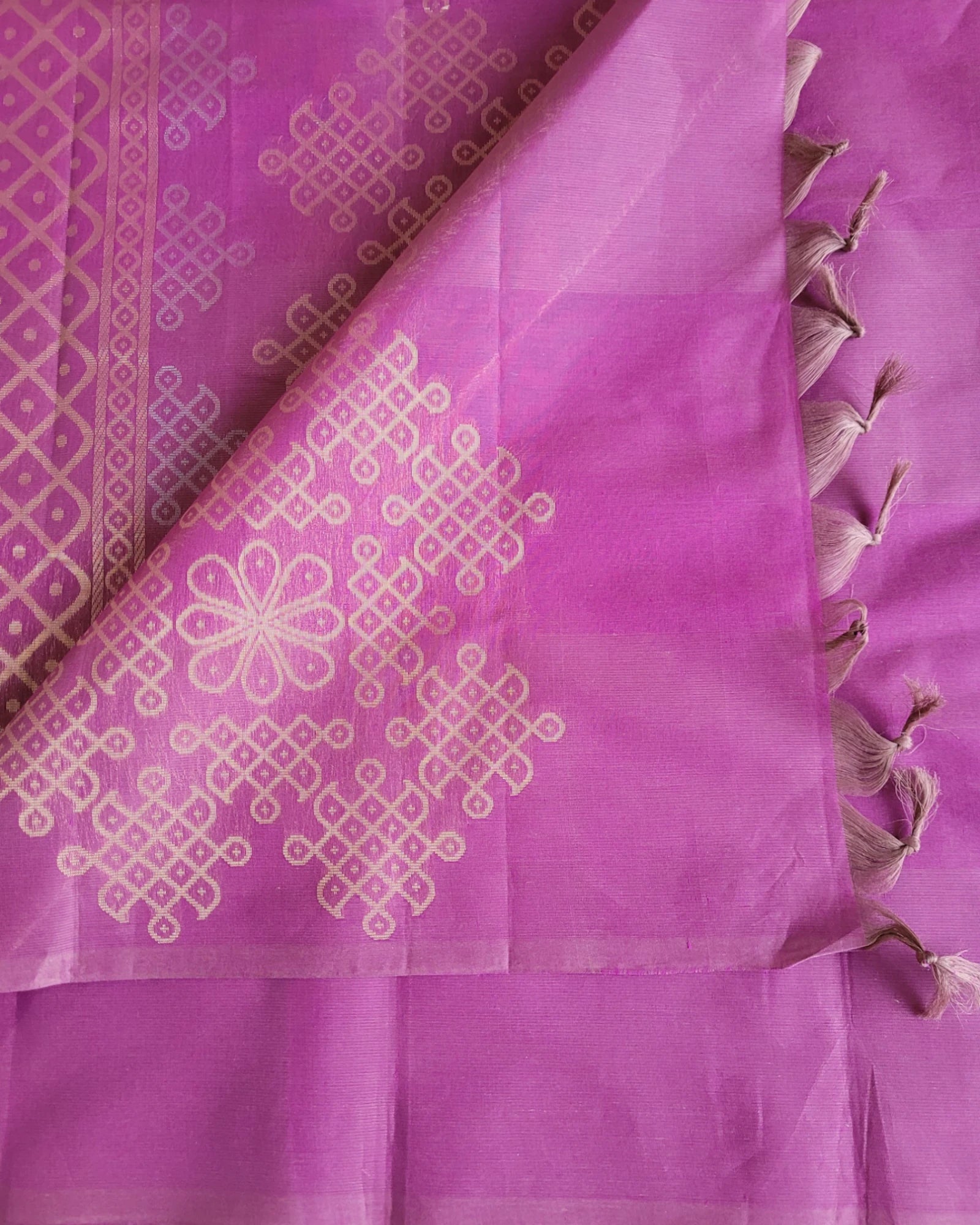 Purple Harini Cotton Saree