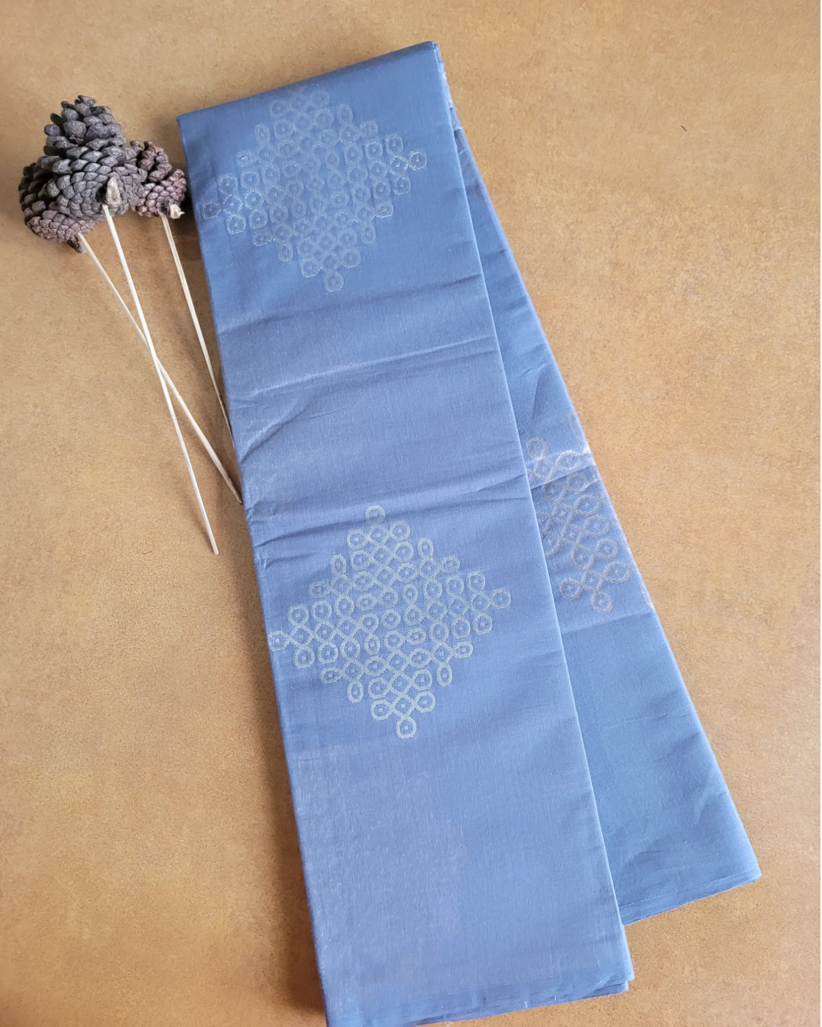 Grey Harini Cotton Saree