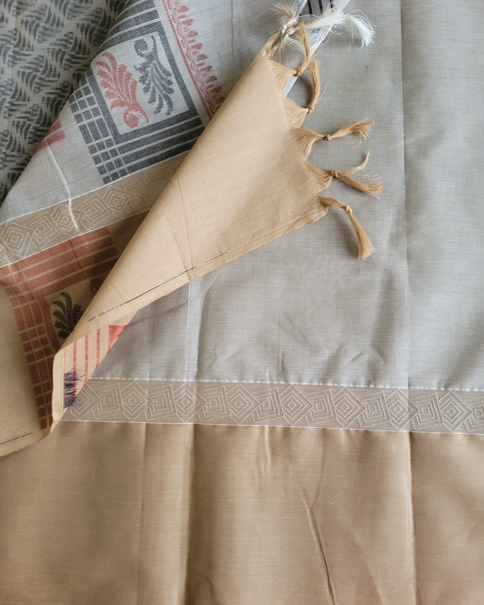 Sepia Harini Cotton Saree