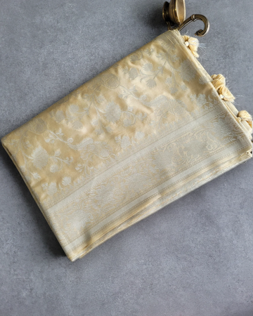 Yellow Adira Banarasi Saree