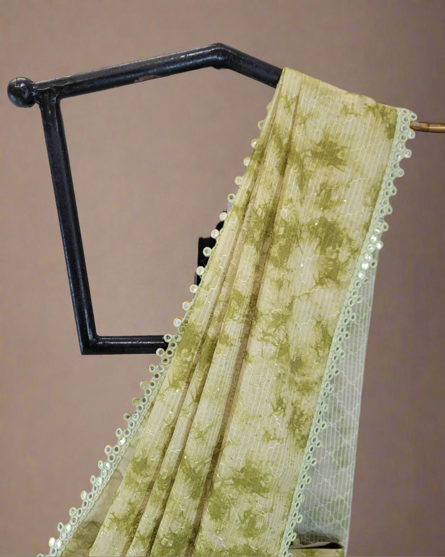 Green Anita Chinnon Saree